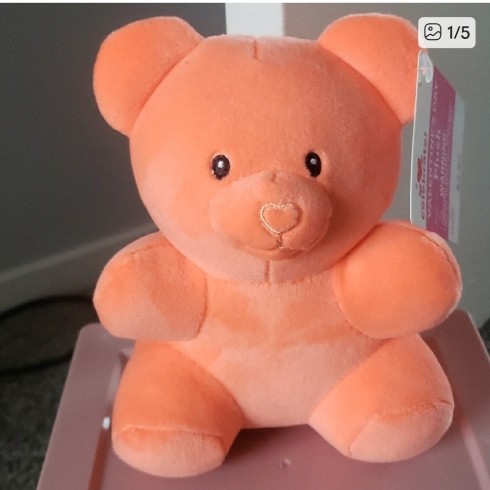 Kids Mini Orange Gummy Bear 6" Plush Stuffed Animal BRAND NEW WITH TAGS